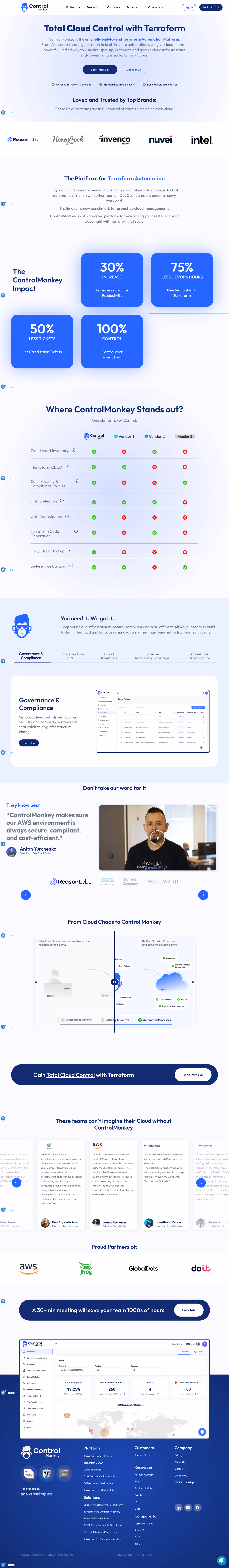 Website — after