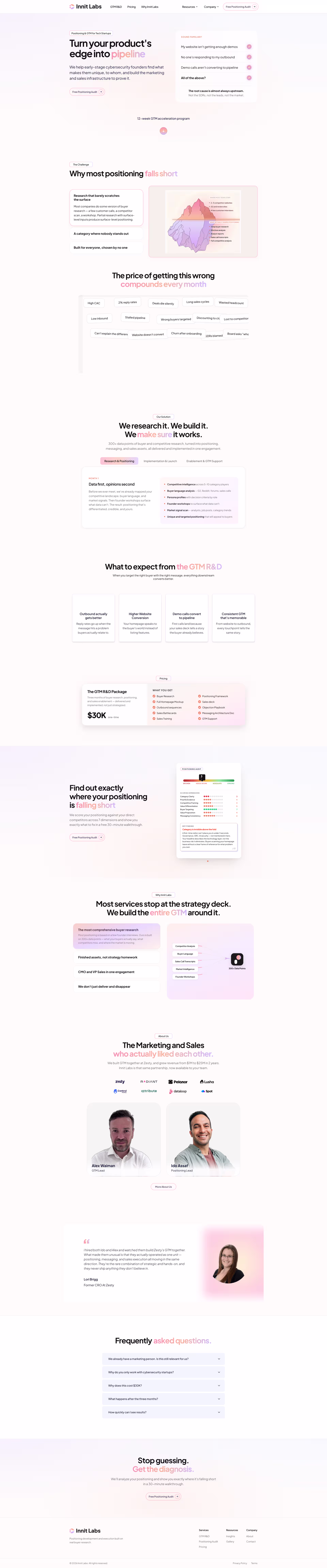 Innit Labs website