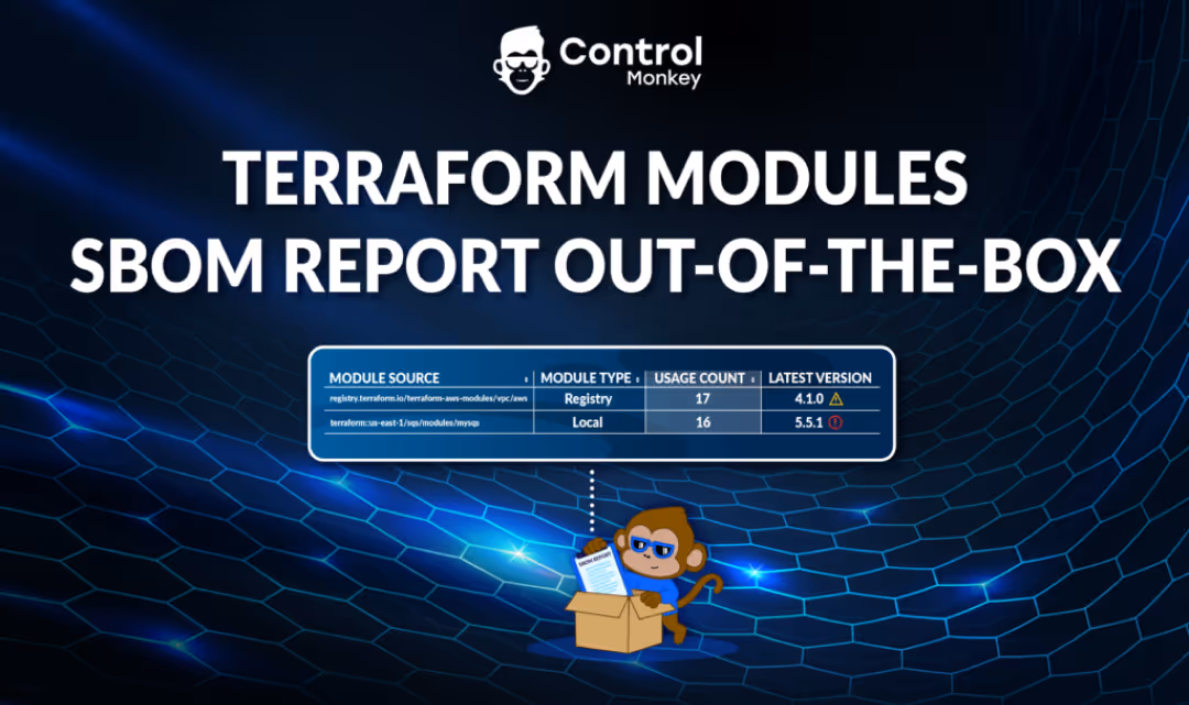 Terraform Modules SBOM Report Out-of-the-Box