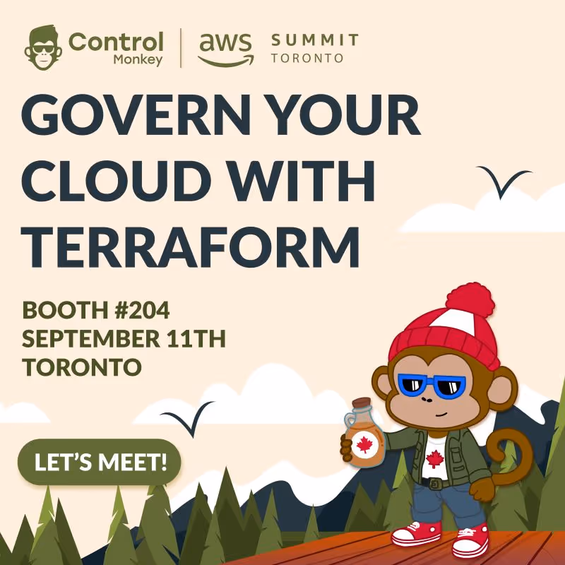 AWS Summit Toronto poster — Govern your cloud with Terraform