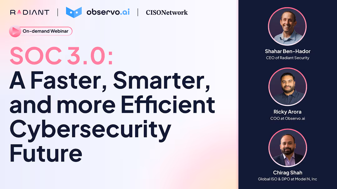 SOC 3.0: A Faster, Smarter, More Efficient Cybersecurity Future