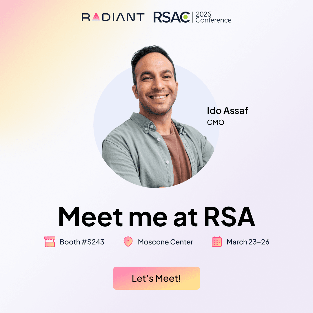 Radiant — RSA 2026 LinkedIn banner
