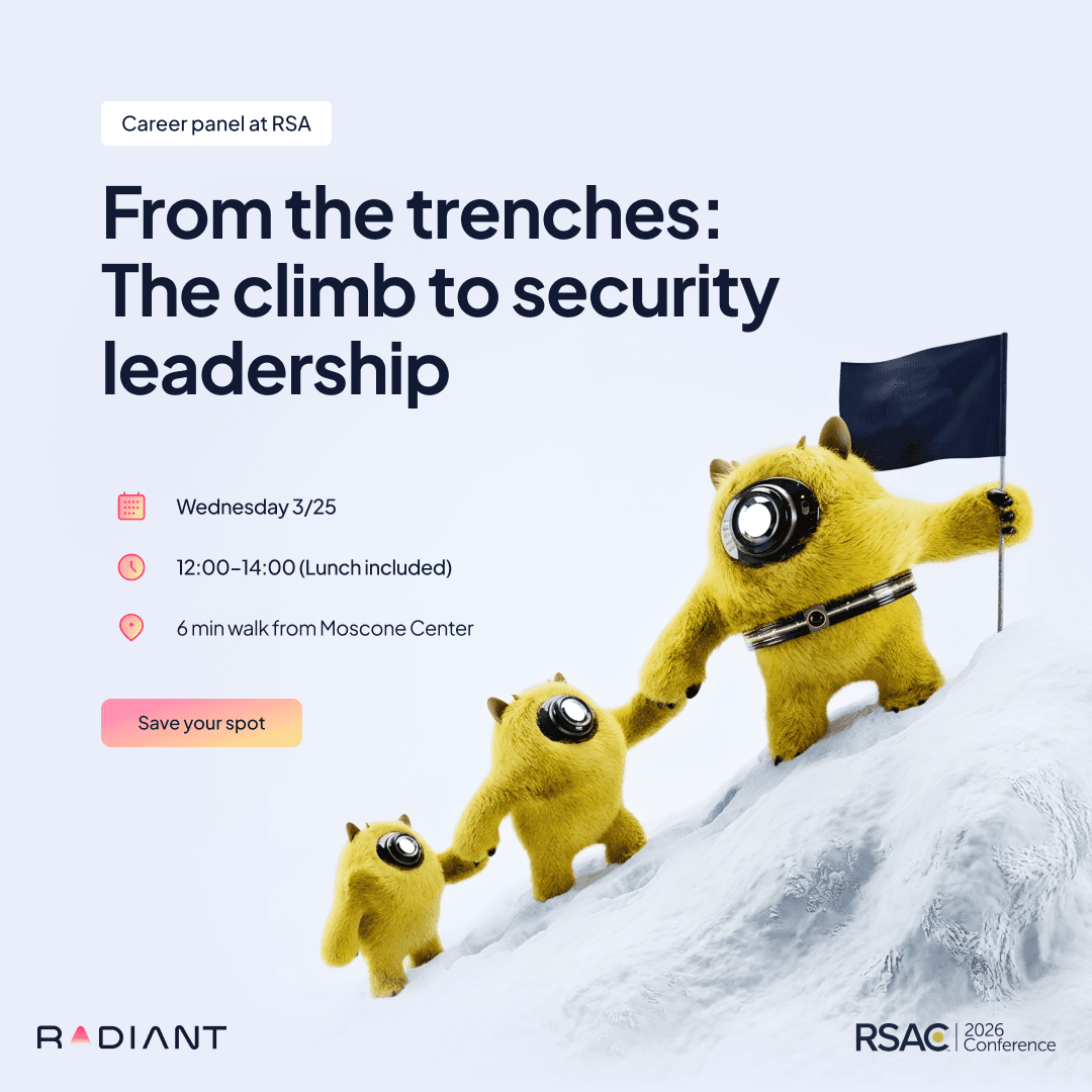Radiant — RSA 2026 breakout event banner
