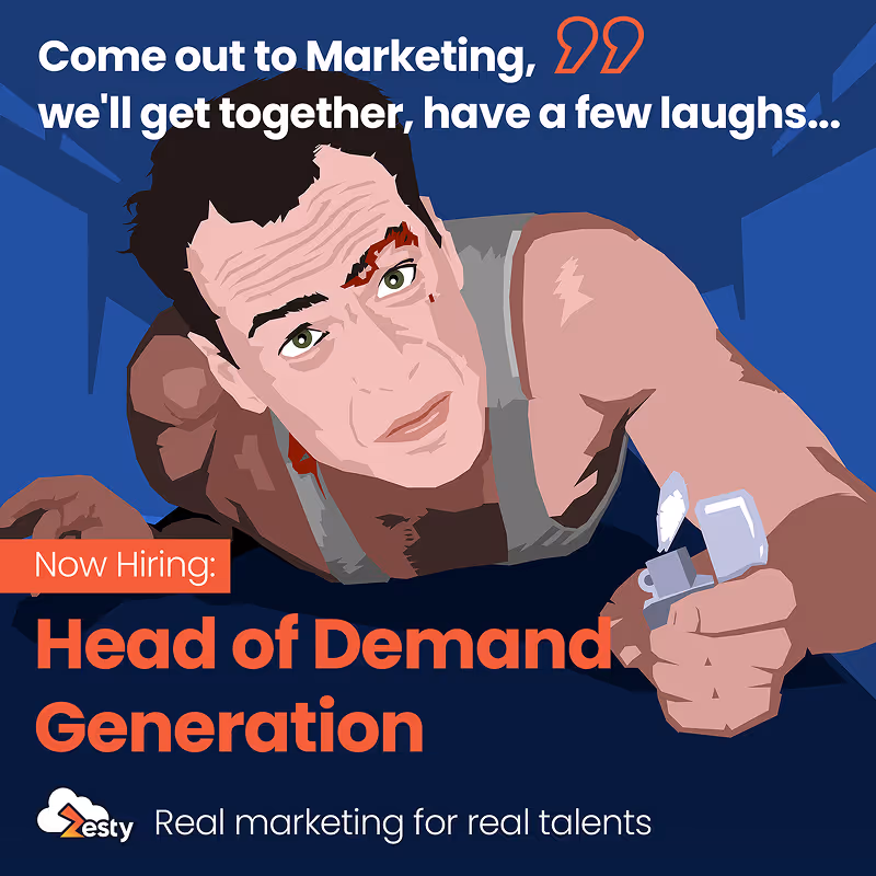 Zesty — Now Hiring: Head of Demand Generation